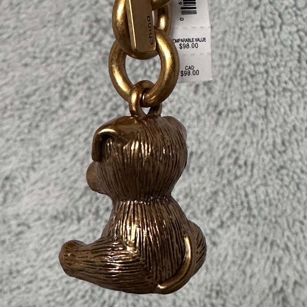 Coach Creatures Puppy Bag Charm Keychain NWT - Picture 4 of 11